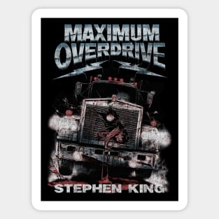 Maximum Overdrive, Stephen King, Horror Classic Sticker